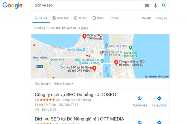 Đưa địa chỉ doanh nghiệp lên Google map